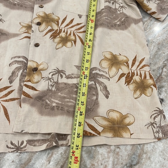 100% Silk Hawaiian Top ~ XL - Picture 8 of 10